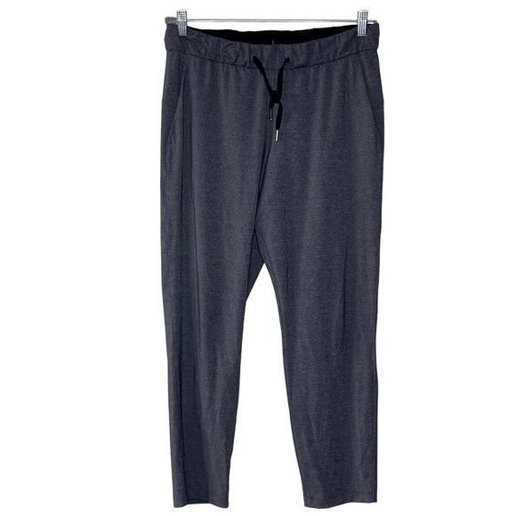LULULEMON On the Fly Pant  28"‎ Heathered Black Pant Size 8 - Picture 1 of 7